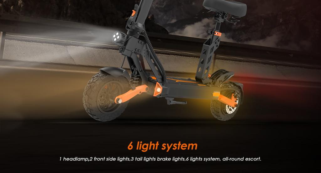 KuKirin G2 PRO 600W Electric Scooter, 48V 15.6Ah 58km Range, 45km/h, 9" Tubeless Tires, Foldable E-Scooter