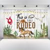 1 birthday cowboy background theme party decoration photo booth props personalized banner