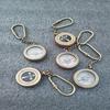 5pcs Nautical Gift Compass Keychains Compass Keyrings & Lockets Gift Keychains