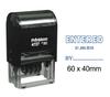Printtoo Self Inking Dater Stamp With Entered By Text Date Rubber Stamp Office