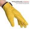 Wear-Resistant Cowhide Work Gloves Leather Workers Work Welding Safety Protection For Garden Sports Motorcycle Driver Gloves