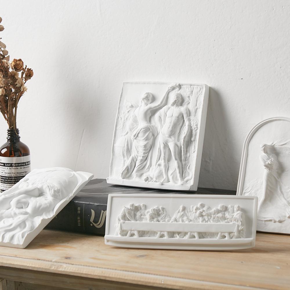 Тайная вечеря религиозный греческий бюст статуя скульптура 3D рельеф домашний офис настенный декор искусство интерьерный настольный декоративный статуэтки