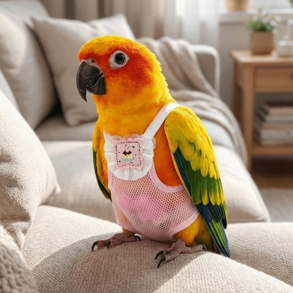 Adjustable Bird Flight Suits Snap-Closure Parrot Nappy Safety Pet Parrot Diaper Birds Supplies