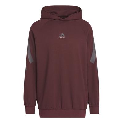 adidas Баскетбол Коллекция 2025 Глава 02 Худи Spacer Унисекс Худи Аврора-Самоцветно-Красный JD6139