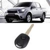 2 Buttons Black Remote Key Housing Case Fits for Ssangyong Actyon Kyron Rexton