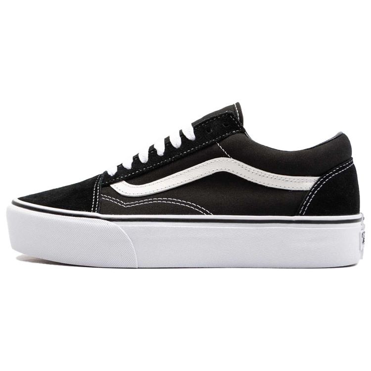 Vans Old Skool Platform Black White Unisex Sneakers VN0A3B3UY28