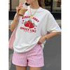 Western Style New Fashion Casual Loose and Comfortable Print Short Sleeve T-shirt Top Printed T-shirt Top