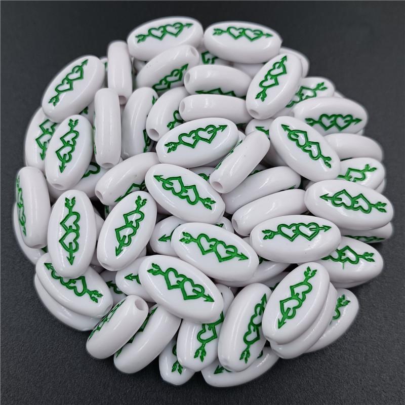 10 шт. эллиптические плоские бусины-разделители с алфавитом «сделай сам» для изготовления ювелирных изделий, ожерелья, браслета