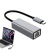 Сетевая карта USB Type C Ethernet-адаптер USB Type-C на RJ45 100 Мбит/с Lan Интернет-кабель для MacBook PC Windows XP 7 8 10 LUX