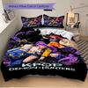 3Pcs Kpop Demon Hunters Bedding Sets For All Sizes New 3D Printed Bed Cover Comforter Duvet Cover Pillowcase Bedroom Decoration