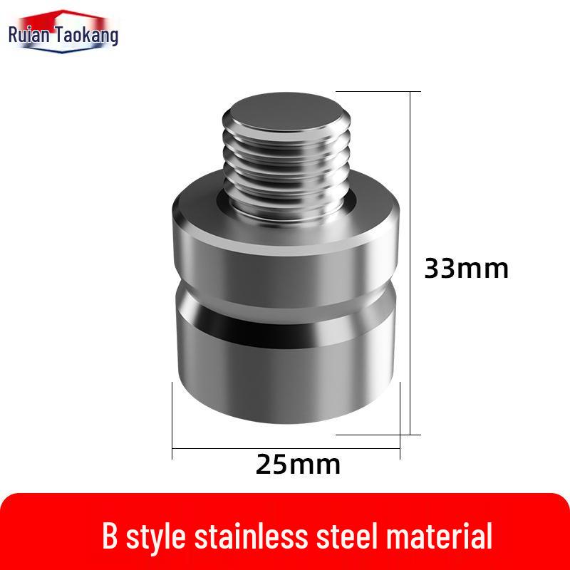 Leica Multifunctional RTK GPS Prism Adapter - Stainless Steel & Aluminum