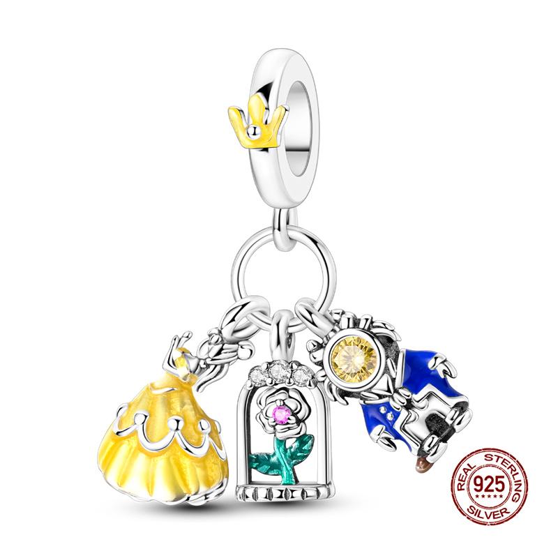 New In Fashion Copper Balloons And House Charm Beads Fit 3Mm Original Bracelet Necklace Womens Diy Jewelry Gift Making