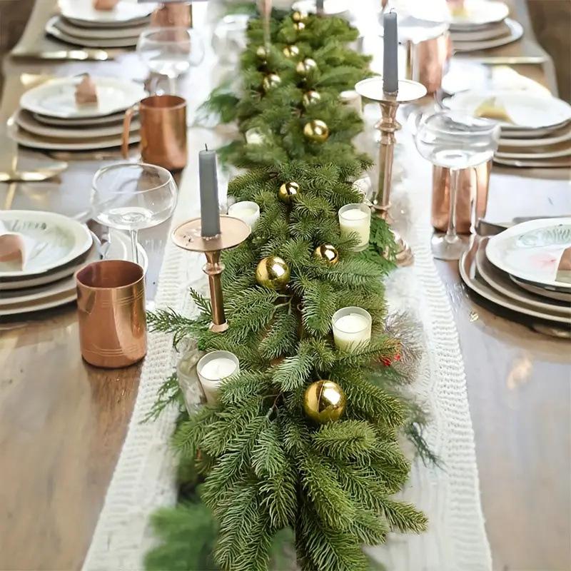 Рождественские гирлянды Гирлянда из норфолкской сосны Искусственная гирлянда 6 футов Зелень