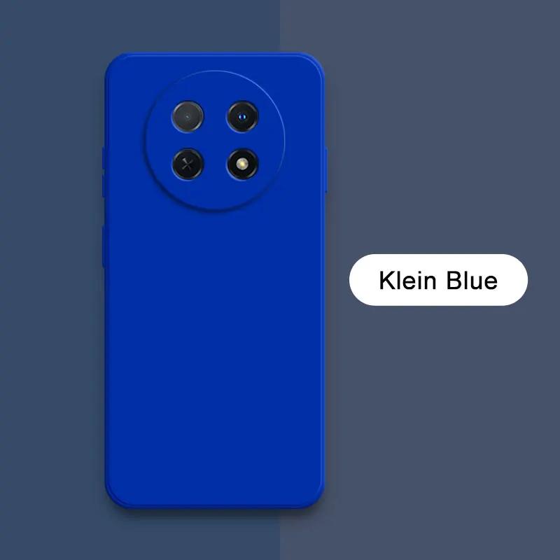 Square Liquid Silicone Back Case for Huawei Nova Y91 Global Mobile Phone Cover NovaY91 Camera Protective Shockproof Bag