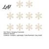 Holiday Party Hanging Decor 10Pcs 2D Wooden Christmas Ornaments Blank DIY Craft Tags Indoor Festive Tree Decorations Unfinished Wood Slices
