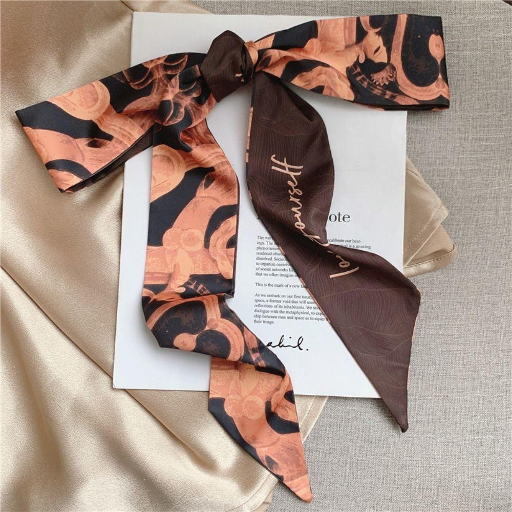 Ribbon Headband Floral Floral Scarf Fashion Headscarves