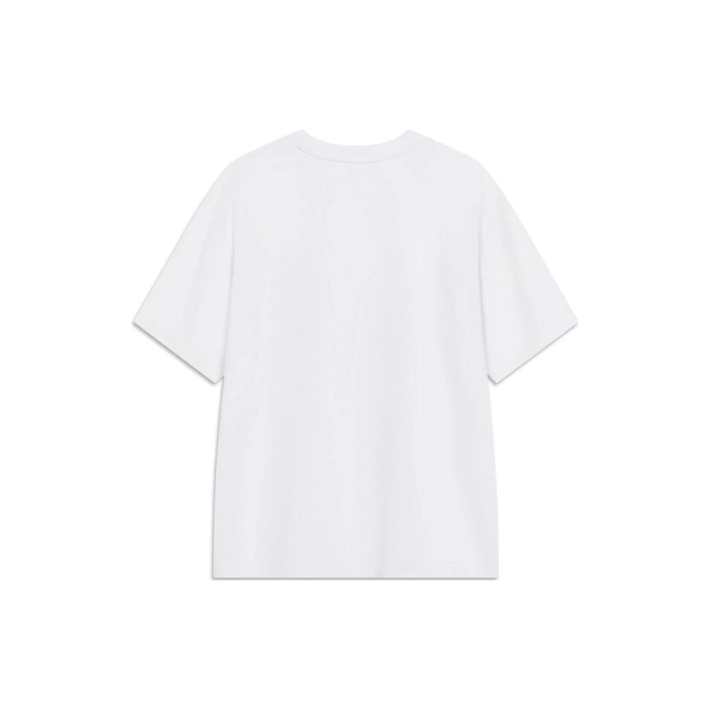 Футболка унисекс с подкладкой Sports Life с мультяшным принтом и круглым вырезом и короткими рукавами, белые топы AHST543-1