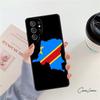 Чехол для телефона с флагом Демократической Республики Конго Для Samsung Galaxy S24 S25 S23 S22 Ultra Note 10 20 Plus S20 S21 FE Чехол