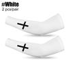 1 Pair Cooling Arm Sleeves - Uv Protection & Compression For Sports (Football/Baseball/Cycling) - Christian Youth & Adult Sizes