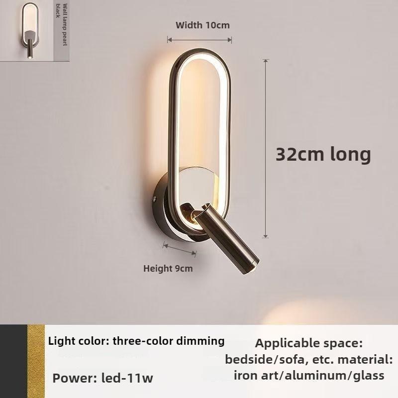 Настенный светильник для гостиной, спальни, прикроватной тумбочки, кухни, кабинета, крыльца, балкона, коридора, домашнего декора, освещения, светильников