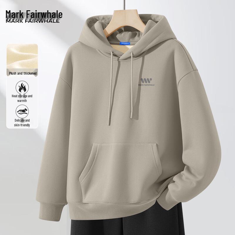 Mark Fairwhale Men's Fleece Lined Hooded Sweatshirt