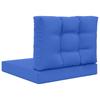 Outdoor Sofa Cushions 2 pcs Royal Blue Polyester