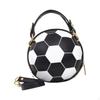 Большая вместительная сумка через плечо в форме футбольного мяча, сумка-мессенджер, круглая сумка-кошелек из искусственной кожи на плечо