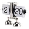 Retro Digital Flip Down Clock Flip Desk Clock Mechanical Battery Powered Home Office Decor 2 Legs 12 Hour
