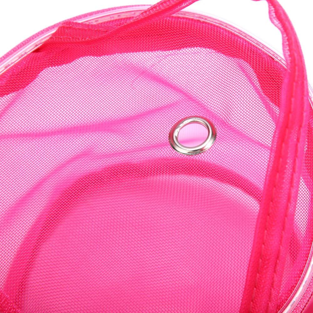 2pcs Yarn Dispenser Hole Crochet Thread Bag Zipper Closure Mesh Crochet Bag  For Crocheting