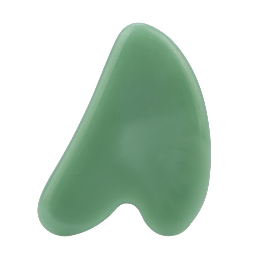 Gua Sha Facial Tool Natural Jade Stone Guasha Massage Board for Face Relieve TensionsPeach Heart