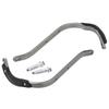 ZETA RACING Compatible Handlebar Inner Diameter Armor Hand Guard Bend Titanium Color Fixed Mount Sold Separately High Rigidity Aluminum Alloy
