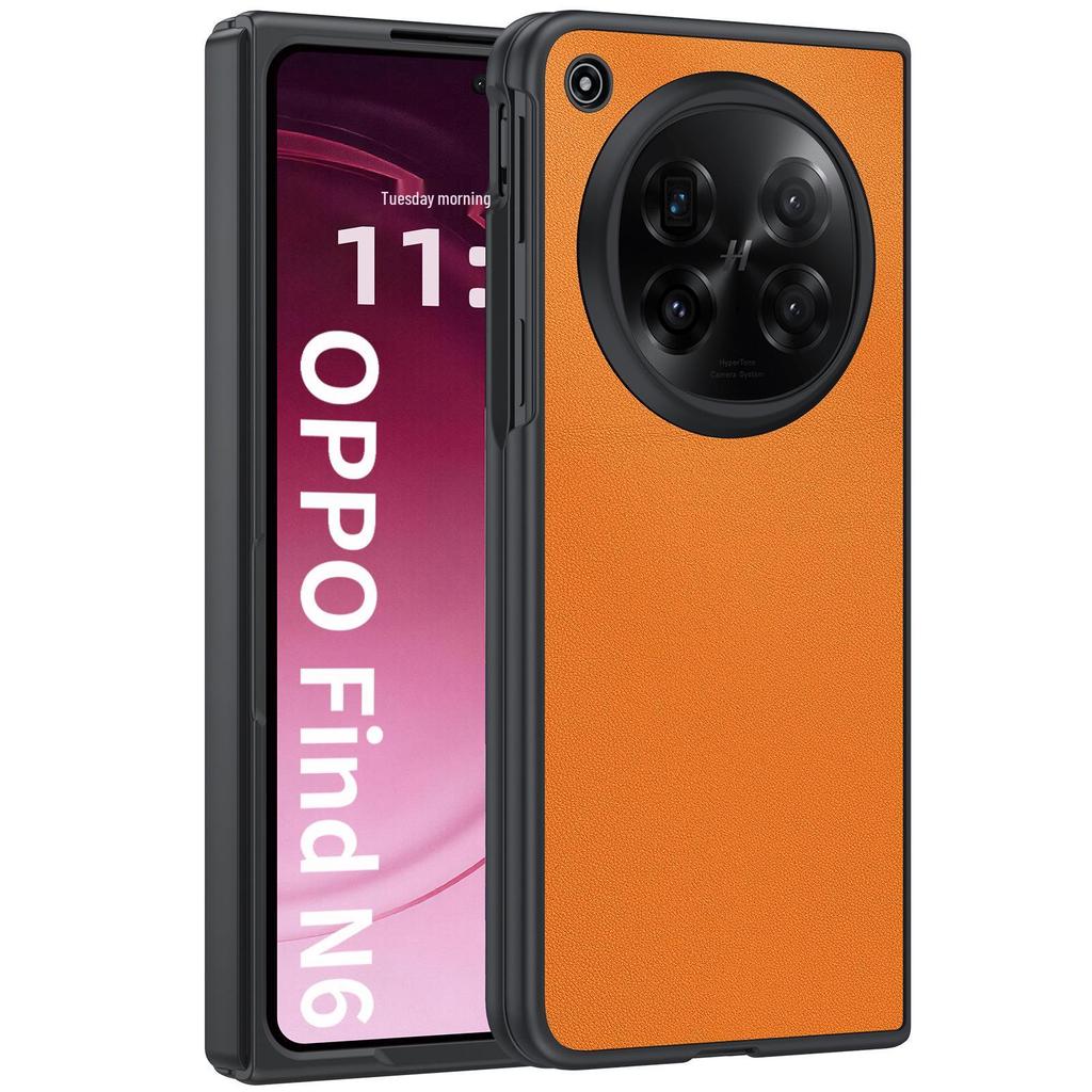 Чехол OPPO Find N6 из клетчатой кожи ягненка, Совместим с OnePlus N5/N3, Новый защитный чехол