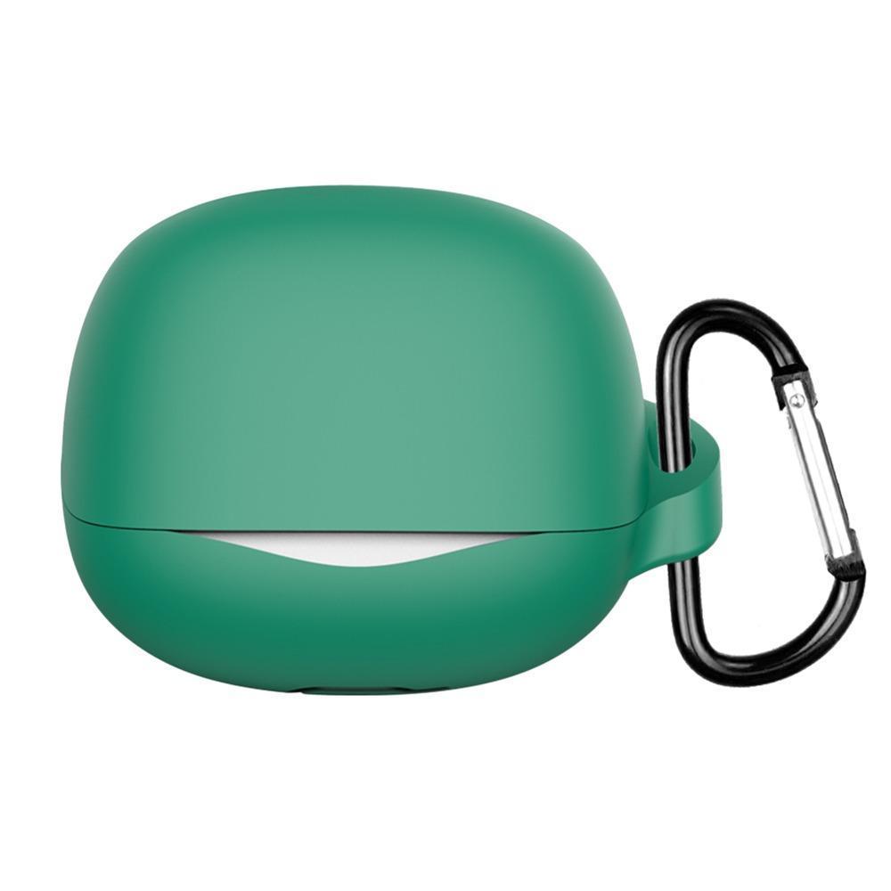 with Carabiner Earphone Cover Anti-fall Headphone Protective Case for QCY MeloBuds N50/ HT12