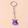 Cute Enamel Mini Piano Keychain Simulation Musical Instruments Key Ring Pendants Women Girls Handbag Decor DIY Jewelry Gift