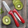 Fruit Knife Stainless Steel Portable Folding Pocket Knife Vegetable Kitchen Knife with Ebony Handle Kitchen Accessories Red
