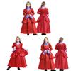Disney Girls Costume Dress With Spandex For Stage Performance