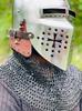 Nurnberg Bascinet Hounskell Helmet: Medieval Knight Hand Forged Armor