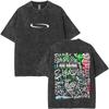 Vintage Washed Playboi Carti I AM MUSIC  Album Merch Tshirt Men Women Hip Hop Fashion Oversized Tshirts Opium Rap T Shirts
