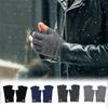 Writting Thick Winter Warm Driving Gloves Fingerless Gloves Half Finger Mittens Knitted