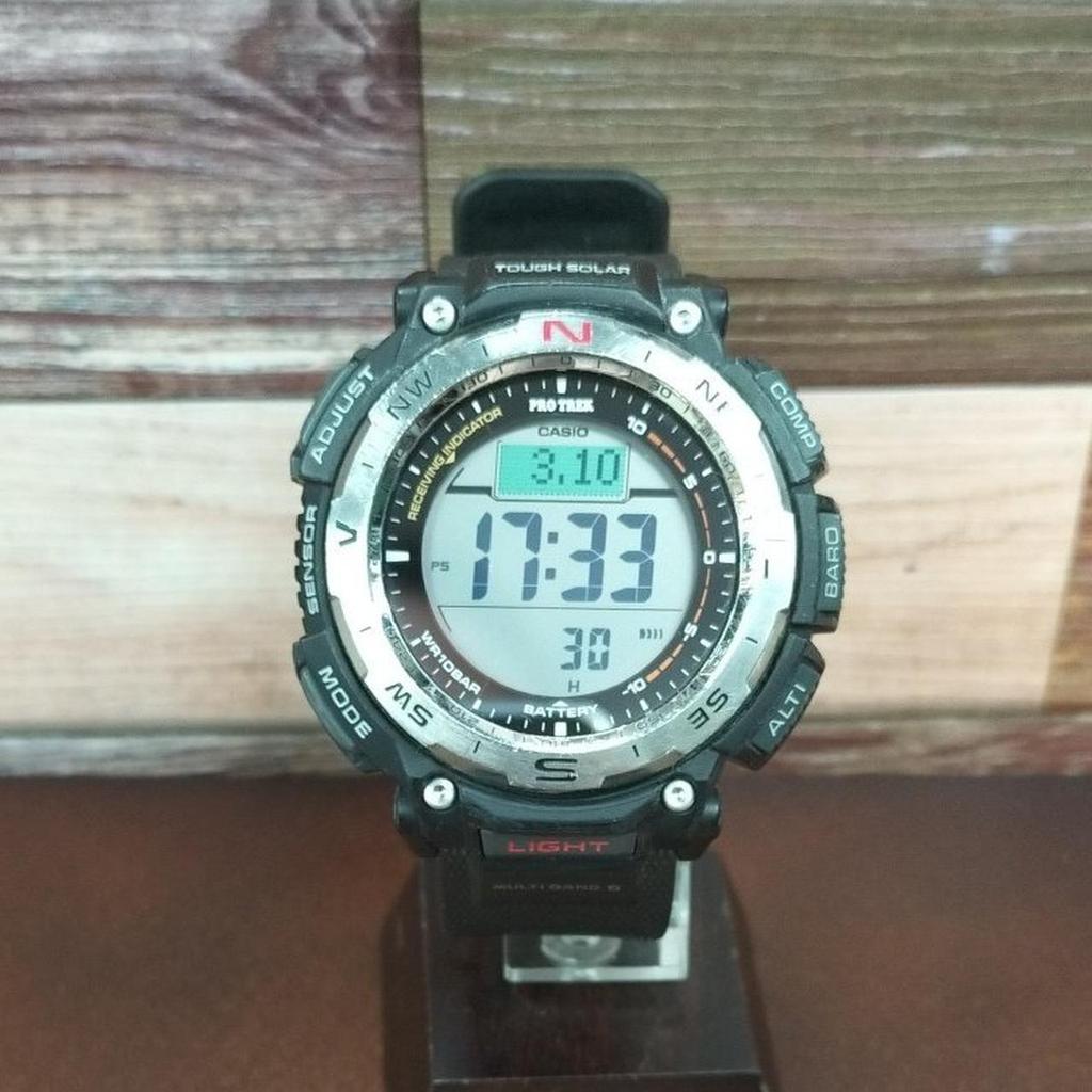 Б/у CASIO PRO TREK PRW-3400-1JF Солнечные радиоуправляемые