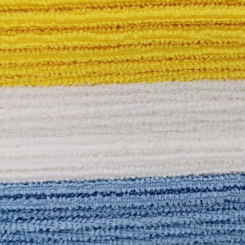 Amazon Basics Microfiber Cleaning for Car and X 30 Blue and Multicolor Cloths, Multi-Purpose, Cleaning, Washing, Mopping, 24-Count (40 Cm),