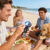 Ice Compress Cool Mini Electric Fan Digital Display Powerful Turbos Fan  Outdoor Use