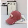 Hat Female Summer Alphabet Embroidery Soft Top Baseball Cap Vintage Washed Denim Cap Sun Cap