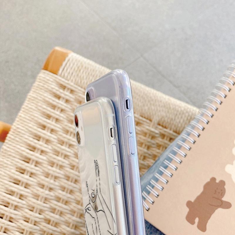 Мягкий силиконовый чехол Flower Line для Xiaomi Redmi Note 13 Pro 13C Poco Samsung A35 A55 M35 S24 Huawei Honor 90 iPhone Camera Защитный противоударный чехол