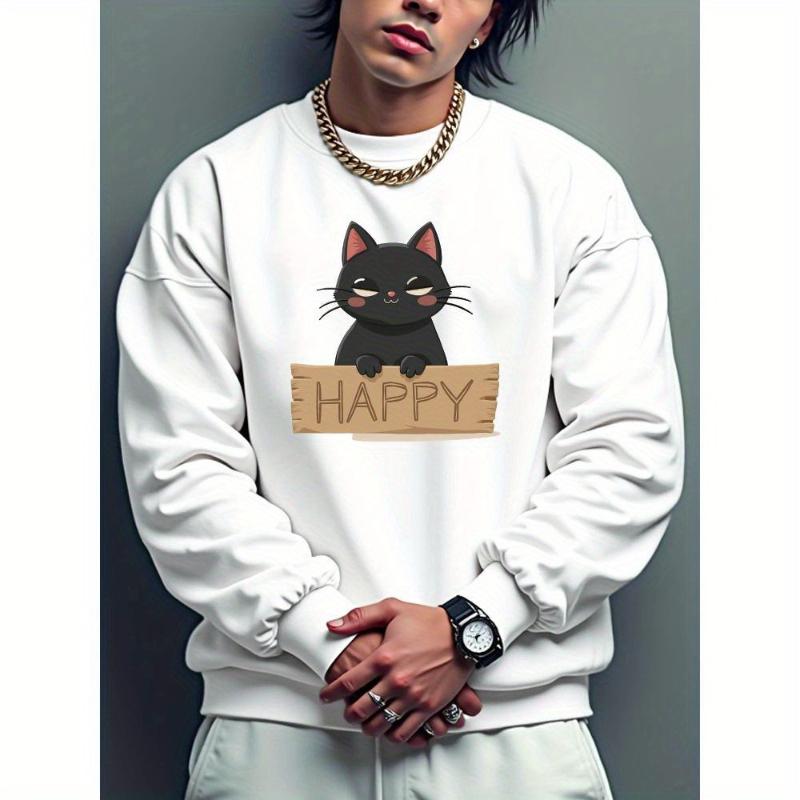 Men's Crew Neck Sweatshirt, Great for Daily Wear & Long-Term Use