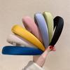 Minimalist Women Headbands Satin Cloth Sponge Padded Hairbands for Lady Girls Casual Shopping Travel Hair Hoop Accessories