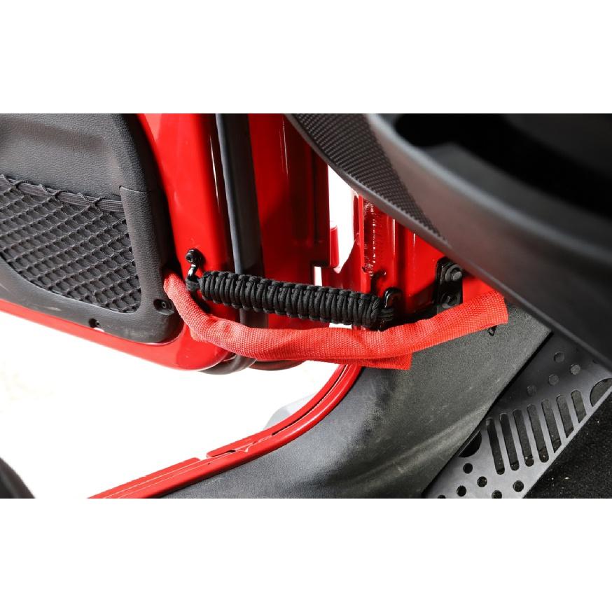 Автомобильный ограничительный трос, регулируемый дверной ограничительный ремень, защитный ремень для Jeep Wrangler JK 2007-2017, интерьер