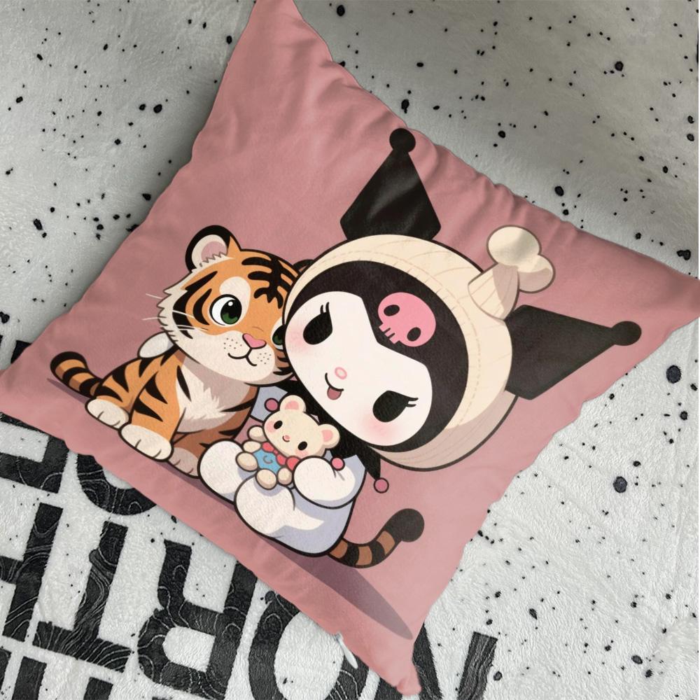 Кавайные Наволочки K-Kuromi 45X45 Наволочки для Подушек Pcute Рождественское Украшение Декоративная Подушка Декоративные Подушки Нордический