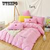 Autumn and Winter Bedding Bedding 1.5 Meters Quilt 4 Sets of Simple Grinding  Four-piece Set