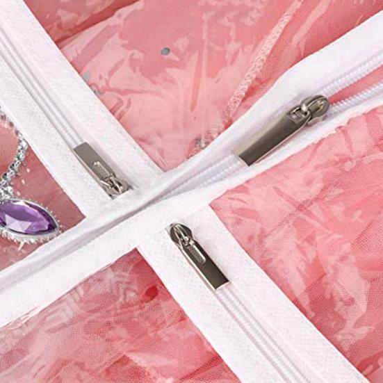 Прозрачная дорожная сумка для одежды с карманами на молнии, детская танцевальная одежда, чехол для одежды, органайзер для танцевальных костюмов из ПВХ